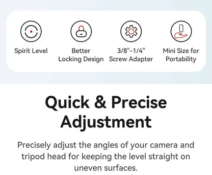 Ulanzi U-190 Panoramic Tripod Head – Hydraulic Fluid Video Damping Head for DSLR, Monopod & Mobile Camera Stand