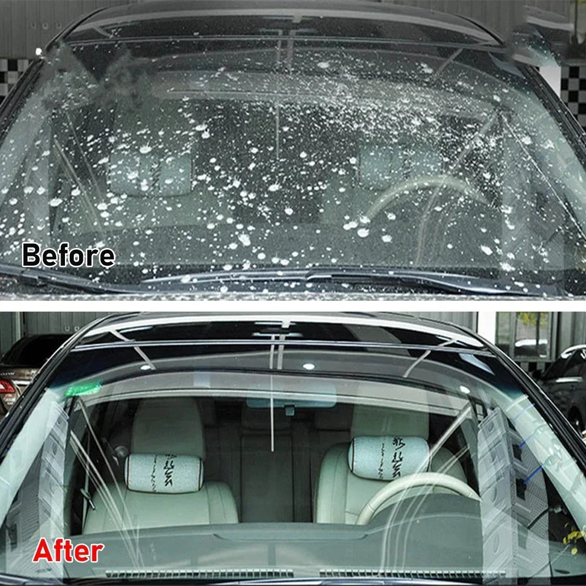 Glass Water Effervescent Wiper Tablets | Universal Concentrate for All Seasons, Strong Anti-Freeze & Shellac-Free
