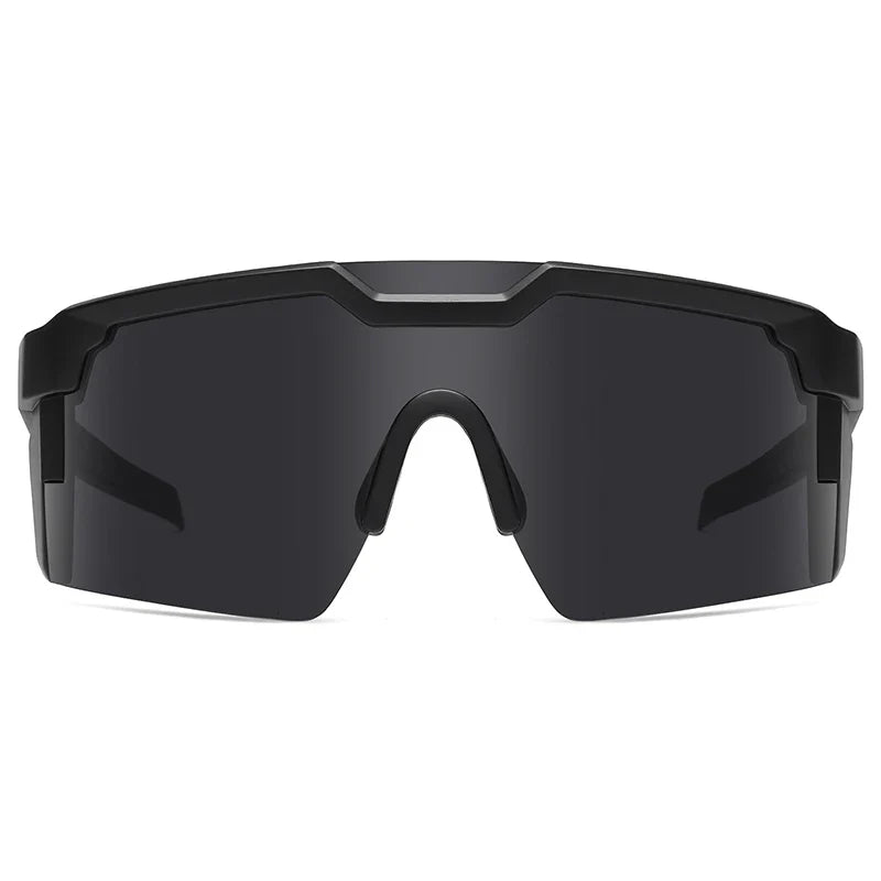 NEW High-Quality Luxury Heat Wave Brand Sunglasses – Square Conjoined Lens Cycling Glasses for Men and Women, UV400 Protection