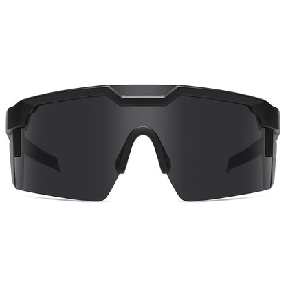 NEW High-Quality Luxury Heat Wave Brand Sunglasses – Square Conjoined Lens Cycling Glasses for Men and Women, UV400 Protection