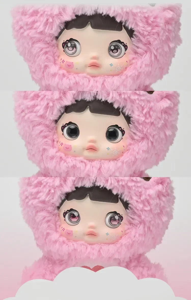 Nommi Cute Plush Blind Box Series — Random 21cm Collectible Plush Toy, 6 Pack Set