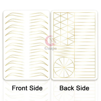 Microblading Practice Skin Sheets — Eyebrow Segment Tip Joint Texture for Semi-Permanent Makeup Training