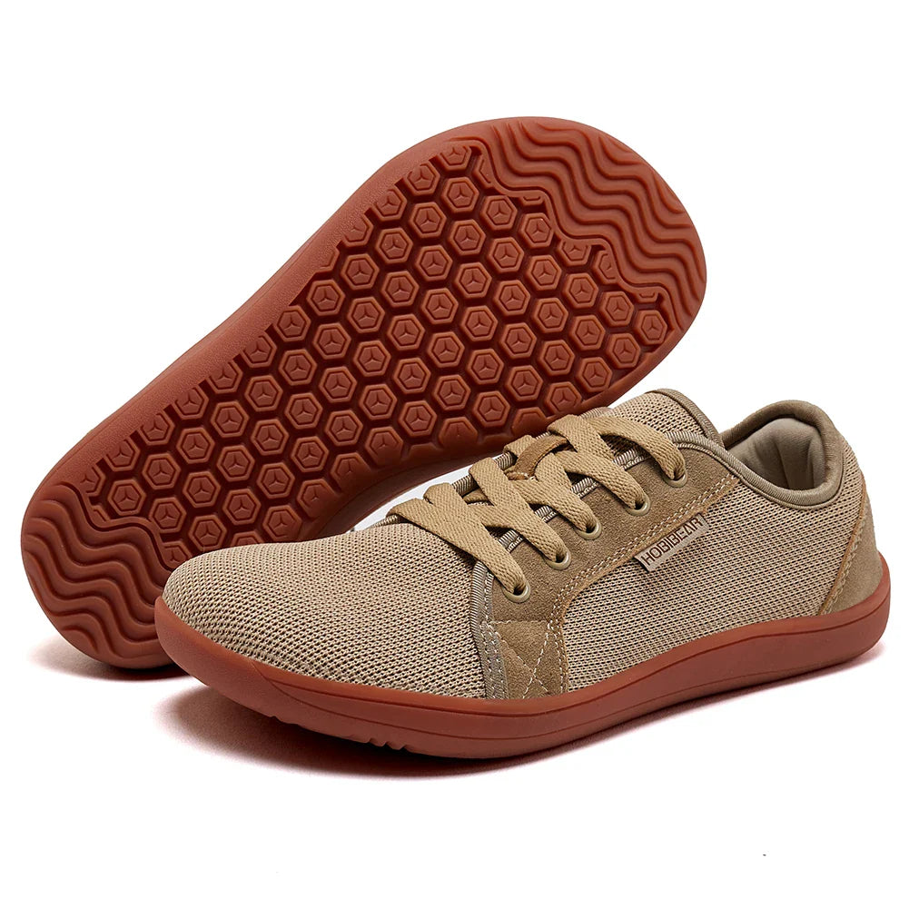 HOBIBEAR Unisex Wide Barefoot Shoes – Minimalist Zero Drop Sneakers for Outdoor Running & Casual Wear