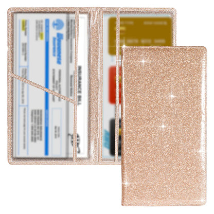 Car Registration & Insurance Card Holder – Vehicle License Document Glove Box Organizer