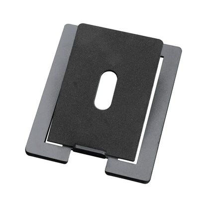 Carbon Steel Speaker Stand Base - Shock Absorbing Tabletop Audio Support