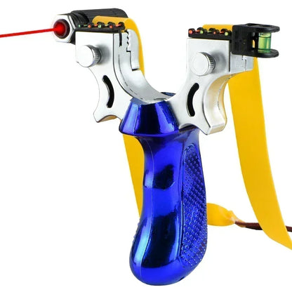 Laser Pointing Slingshot – 10 Style High Precision Aiming Catapult for Outdoor Hunting & Target Shooting Accessories