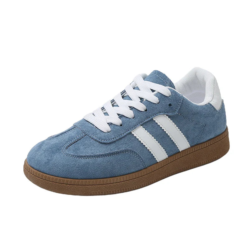 Women’s Casual Lace-Up Shoes | Lightweight Anti-Slip Flat Sneakers for Outdoor Walking