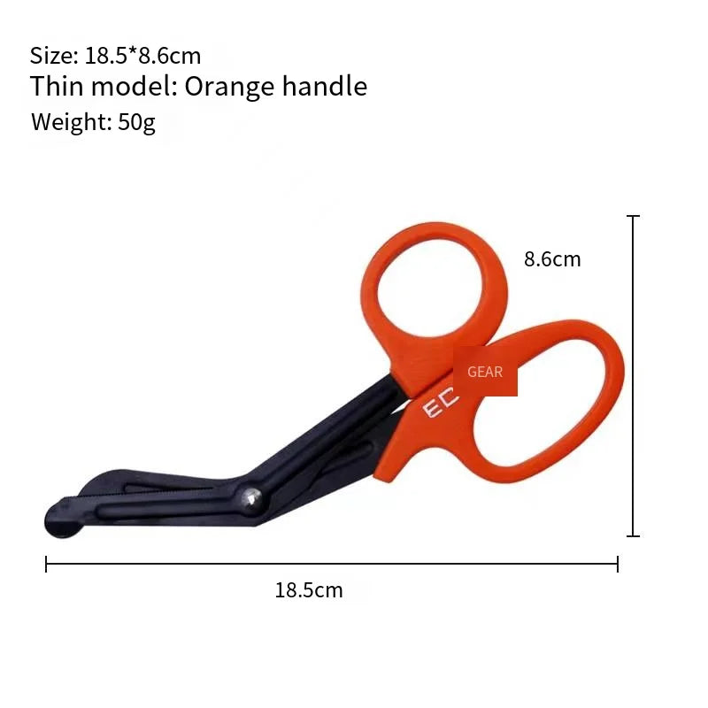 Medical Rescue Scissors - Tactical Trauma Shears for Paramedics, First Aid, Emergency & Survival Use