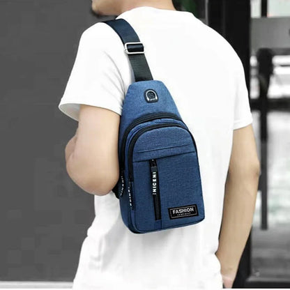 2023 Multifunctional Chest Bag – Men's Fashion Trend, Oxford Cloth Shoulder Bag – Korean Style, Waterproof Messenger Bag