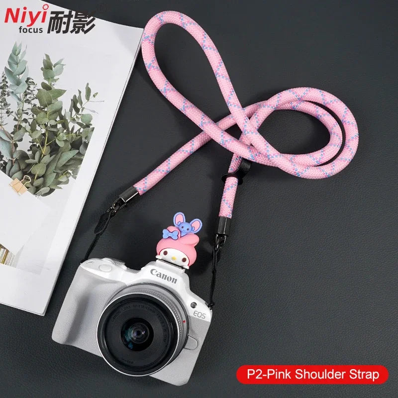 Universal Camera Shoulder Strap - Adjustable Neck Lanyard for Nikon Canon Sony Panasonic Leica Pentax Fujifilm Mirrorless DSLR Cameras