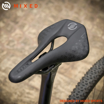 5D Ultra Pack Lightweight Bike Saddle | MIXED Full Carbon Fiber | 143mm, 135g | Road & MTB Mountain Bicycle Seat
