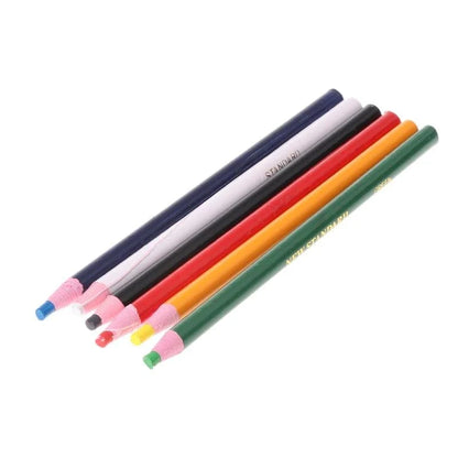 C90C 6-Color Markers for Metal & Fabric – Graph Peel-Off Grease Wax Pencils