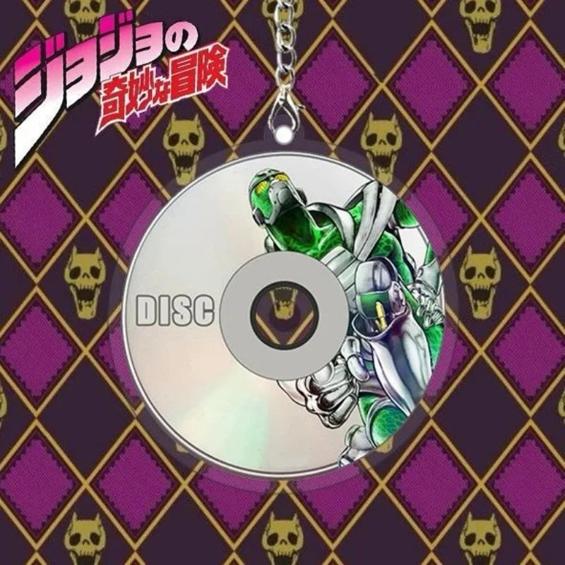 Anime Acrylic Keychain - JoJo Bizarre Adventure Cosplay Figure Charm for Bags, Desk Decor & Holiday Gift