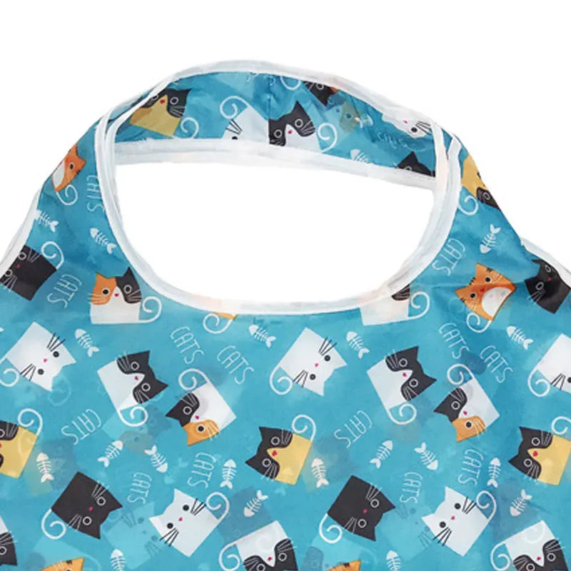Reusable Nylon Shopping Bag - Foldable Eco-Friendly Tote for Grocery Use, Lightweight and Durable