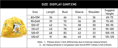 Spring Baby Boys & Girls Coats – Mickey Mouse Cartoon Hoodie Jacket, Kids Sweatshirt Windbreaker Outerwear for 1-6 Years