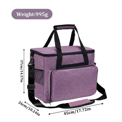 Large Sewing Machine Carrying Case – Multi-Functional Portable Travel Bag with Multiple Pockets for Accessories