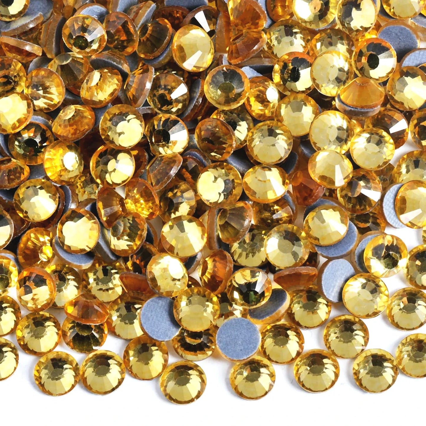 Bobohoo HotFix Crystal Rhinestones SS6-SS30 – Glitter Iron-On Strass Gems for Clothing, Dresses & DIY Crafts