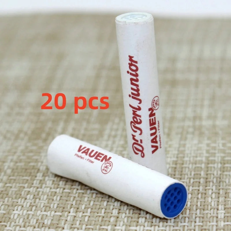 Vauen 8mm Activated Carbon Smoking Pipe Filters – Disposable Filter Accessories