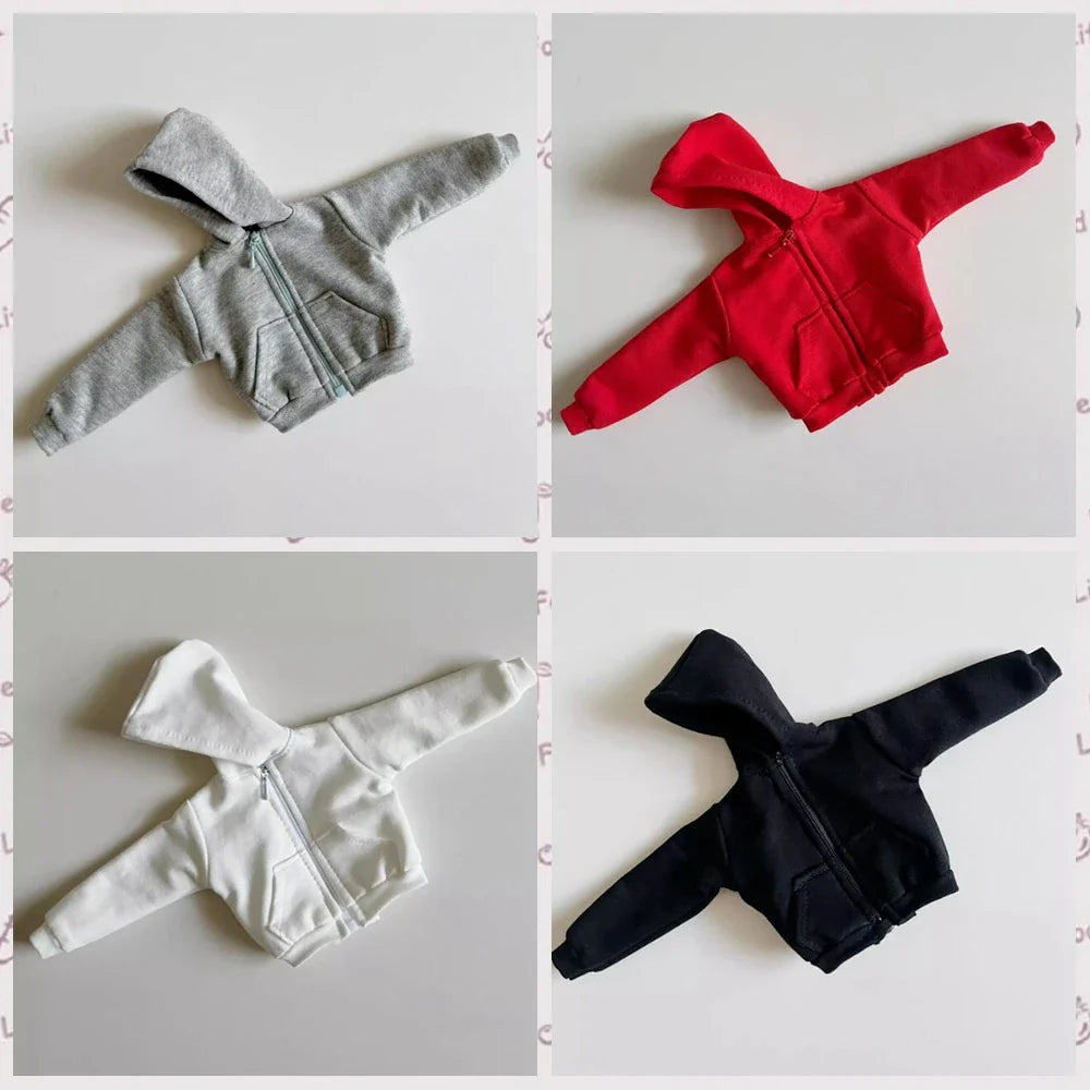 Blyth Doll Clothes — Sweater, Sports Hoodie, Jacket & Shorts for 1/6 Dolls