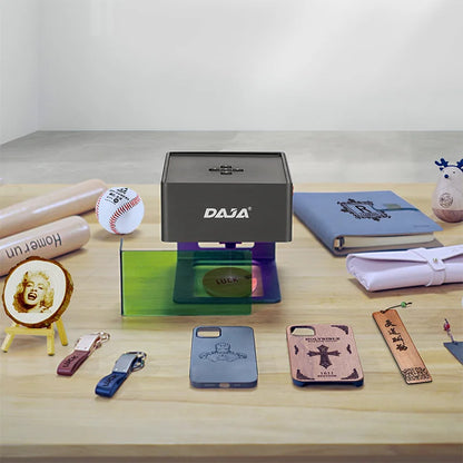 DAJA DJ6 Laser Engraver CNC, 3000mW Mini Laser Engraving Machine, Printer Cutter for Wood, Plastic, DIY Logo Mark