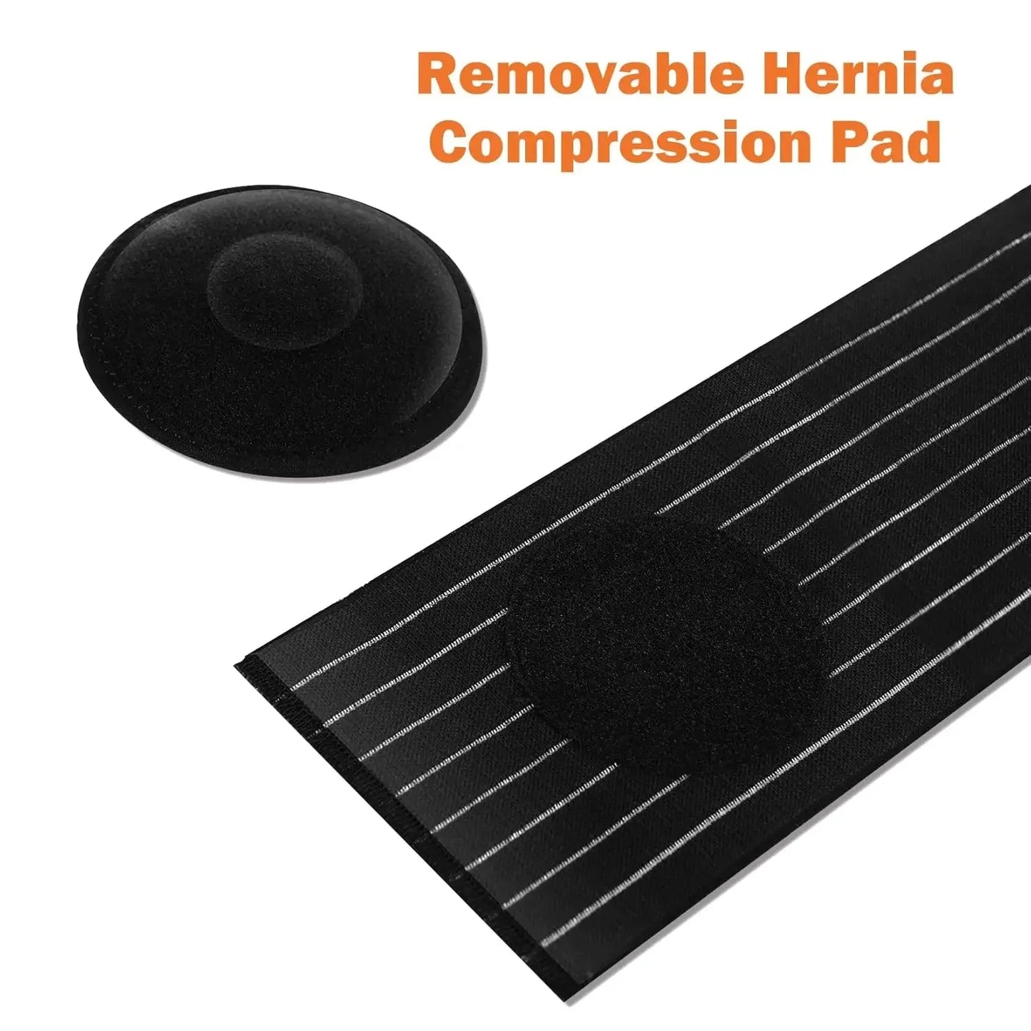 Umbilical Hernia Support Belt – Abdominal Binder Brace with Support Pad for Pain Relief & Post-Surgery Comfort for Men & Women