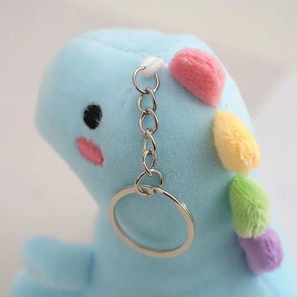 Cute Dinosaur Plush Keychain - Soft Bag Charm, Dinosaur Pendant Toy & Birthday Gift Accessory