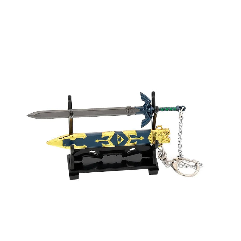 12CM Legend of Zelda Master Sword – Full Metal Craft Ornament with Sheath