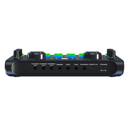 HD X60 Professional Sound Card – English Version Audio Mixer for Karaoke, KTV, Singing, and Live Broadcast