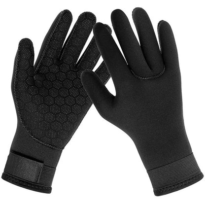 Ultimate Grip & Flexibility: 3mm Neoprene Diving & Surfing Gloves - Thermal, Anti-Slip for Spearfishing, Swimming, Kayaking