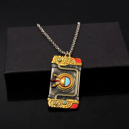Zelda Tears of the Kingdom Purah Pad Keychain – Master Sword & Hylian Shield Pendant for Fans