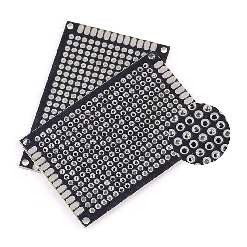 5/10PCS Double-Sided PCB Prototype Boards – Black DIY Circuit Boards 2x8 3x7 4x6 5x7 6x8 7x9cm for Electronics Projects