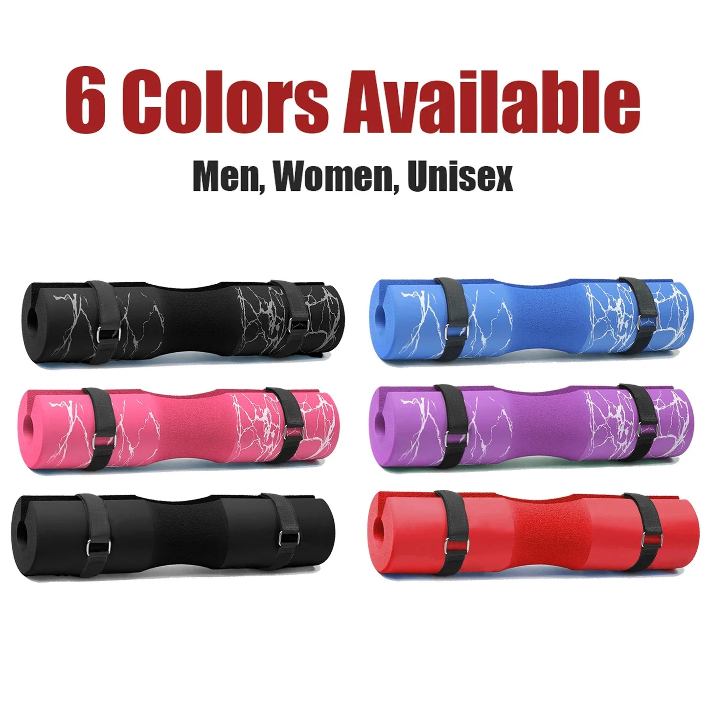 Barbell Squat Pad: Neck and Shoulder Protective Support for Squats, Lunges, Hip Thrust Training - Foam Sponge Olympic Bar Pad