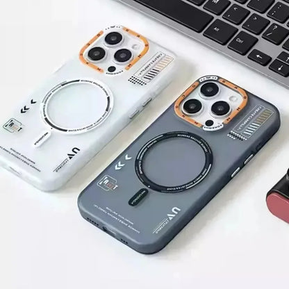 Matte Magnetic iPhone Case - MagSafe Wireless Charging & Frosted Metal Lens Protection