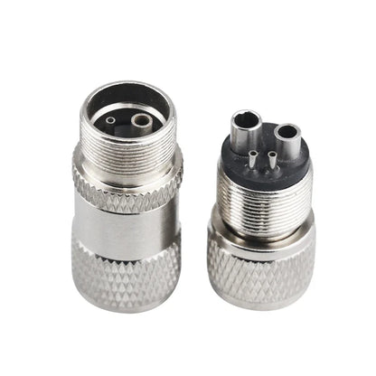 Dental Turbine Handpiece Adapter – 4 & 2 Hole Connector for High-Speed Handpiece Spare Parts