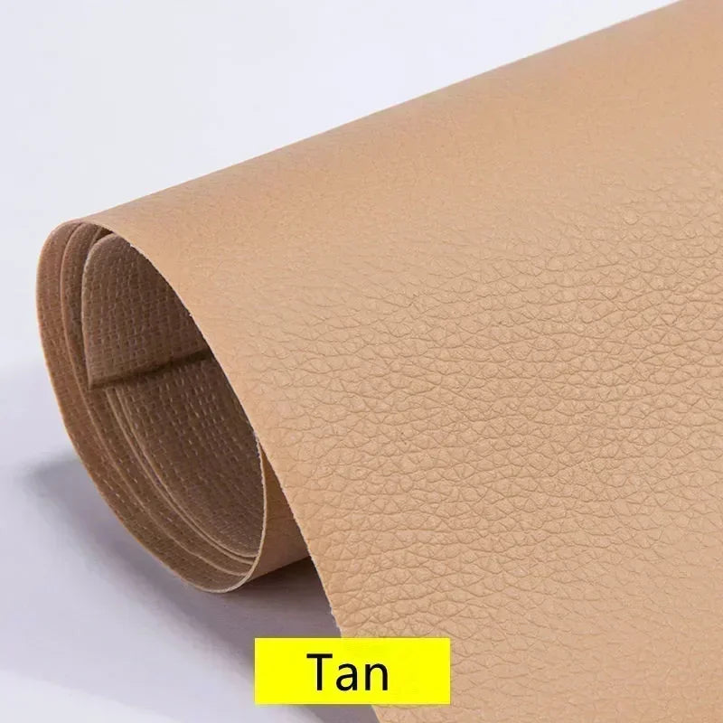 300x50cm Black Self-Adhesive Leather Upholstery Patch – Car Seat, Sofa & Chair Repair Sticker for Holes