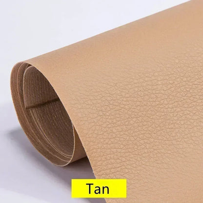 300x50cm Black Self-Adhesive Leather Upholstery Patch – Car Seat, Sofa & Chair Repair Sticker for Holes