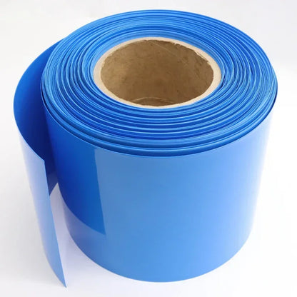 1M/2M/5M 18650 Battery PVC Heat Shrink Tube – 130–500mm Insulated Film Wrap Cable Sleeve for Lithium Battery Packs