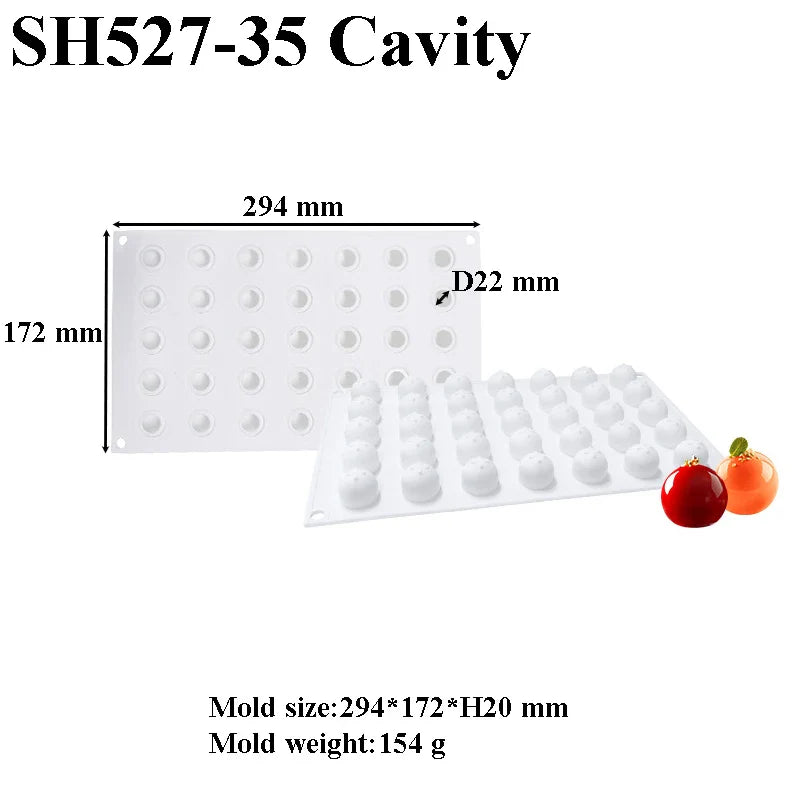 Meibum Marine Theme Silicone Cake Molds – Shell & Pearl Design, Food-Grade Baking & Cake Decorating Tools