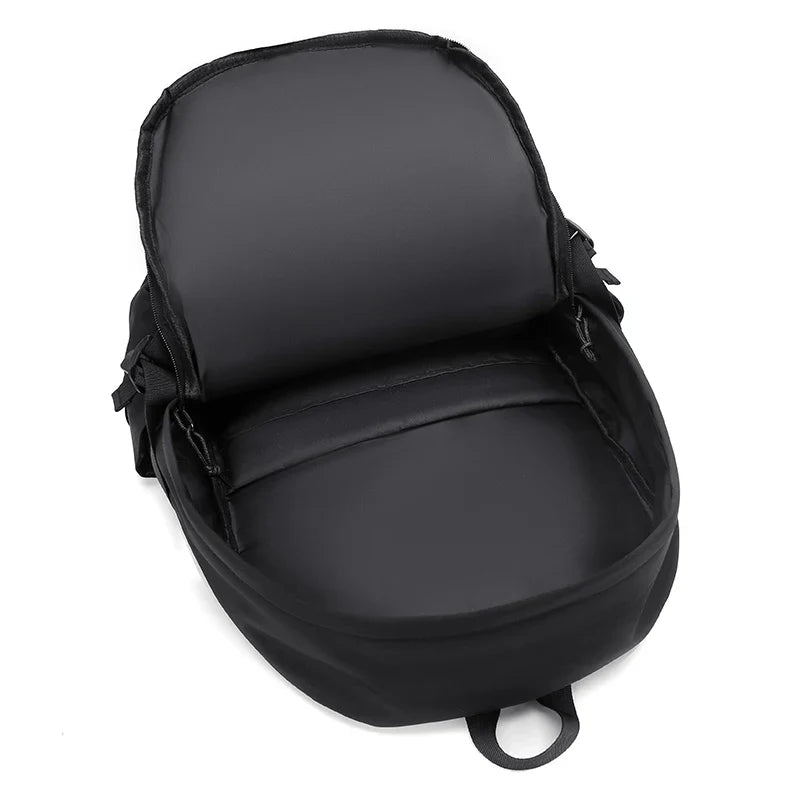 15 Inch Polyester Waterproof Men’s Backpack – Simple, Fashionable Student & Couple Computer Bag