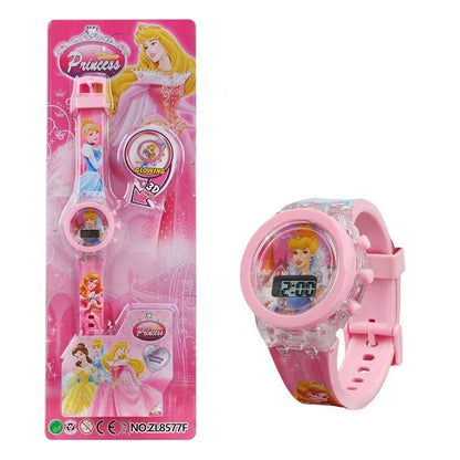 Flash Frozen Mickey Kids Watch - Cartoon Digital Wristwatch for Girls and Boys School Gifts