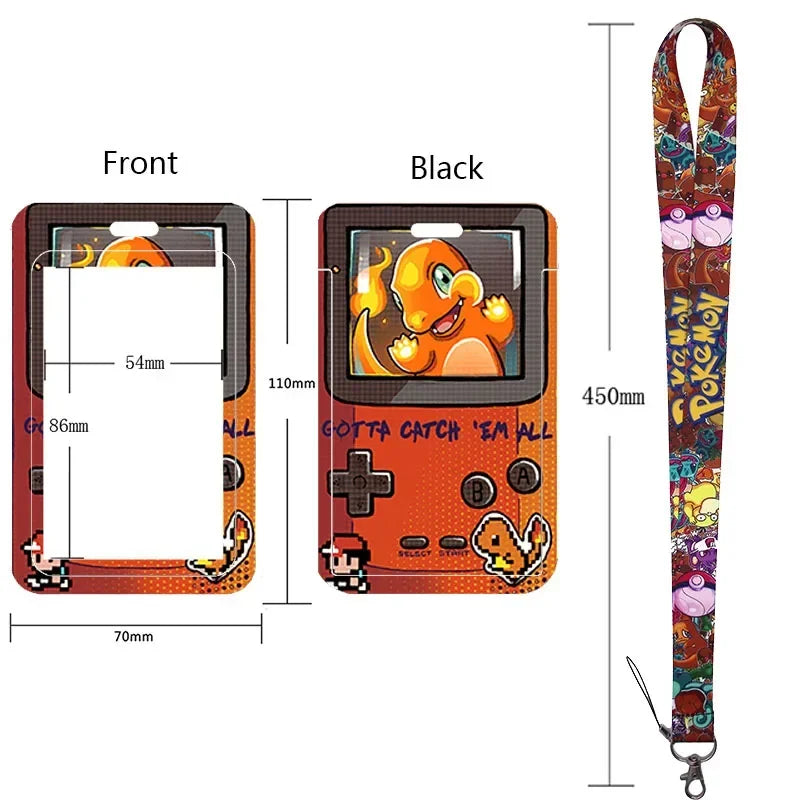 Pikachu Neck Strap Lanyard for Keys – ID Badge Holder, Keychain, Key Rings, Fashion Accessory Gift