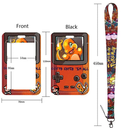 Pikachu Neck Strap Lanyard for Keys – ID Badge Holder, Keychain, Key Rings, Fashion Accessory Gift