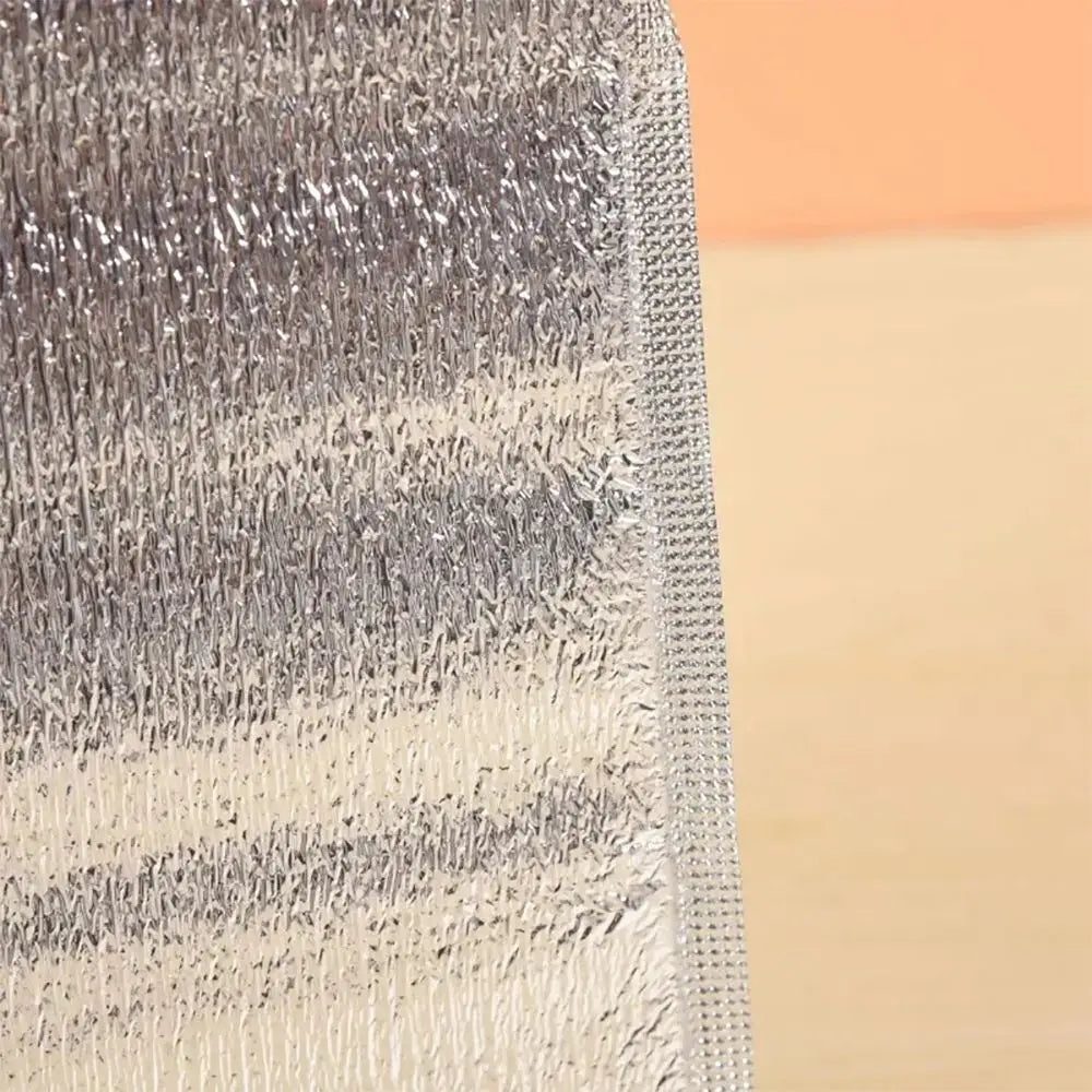 Aluminum Foil Cooler Bag – Insulated Folding Thermal Picnic Bag, Portable Food and Drink Delivery Carrier