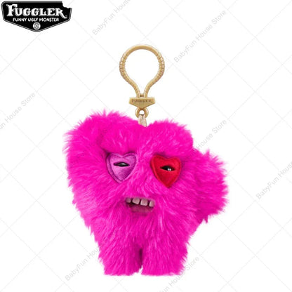 Original Fuggler Ugly Teeth Plush Keychain – Wide-Eyed Monster, Alien & Rabbit Peluche Pendant Toy