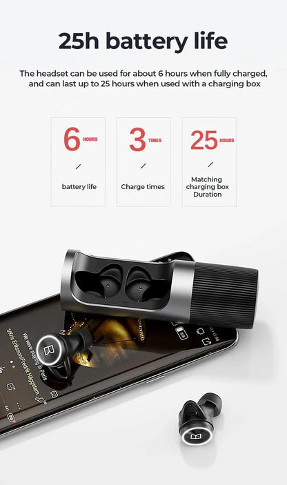 Monster Clarity 101 AirLinks TWS Earbuds | ENC Noise-Cancelling Waterproof Bluetooth Headphones