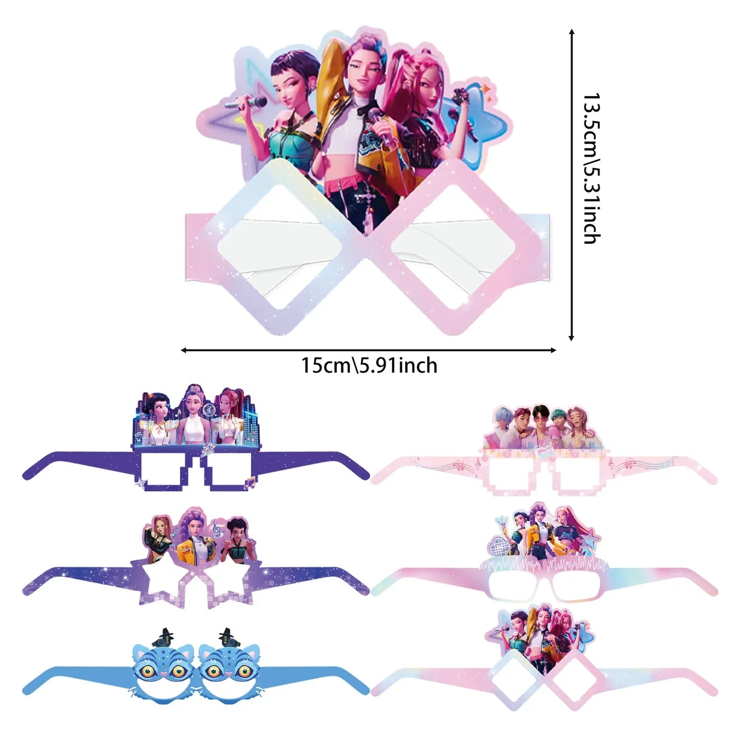 KPop Demon Hunter Stamp Set – Party Favors & Classroom Reward Stamps for Kids
