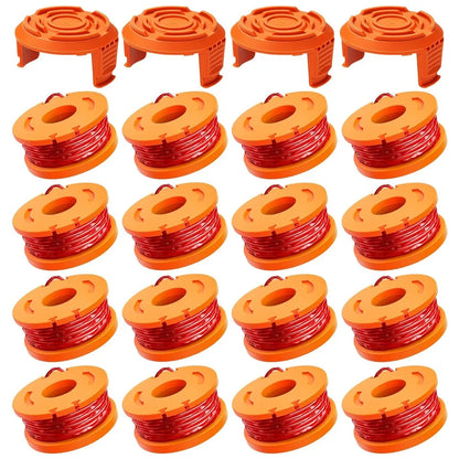 Replacement Grass Trimmer Spool Line - 10ft (3m) Edger Line Compatible with WORX WA0010, 8/15/20PCS Set