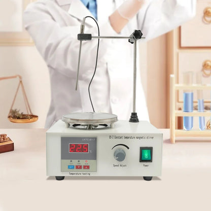 Digital Magnetic Stirrer 250W — Lab Tabletop Heating Plate Mixer, Large Volume, 304 Stainless Steel, 0–2000 RPM
