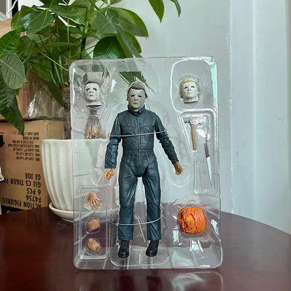 NECA Halloween II Michael Myers Action Figure – Pumpkin Kill Horror Collectible Toy