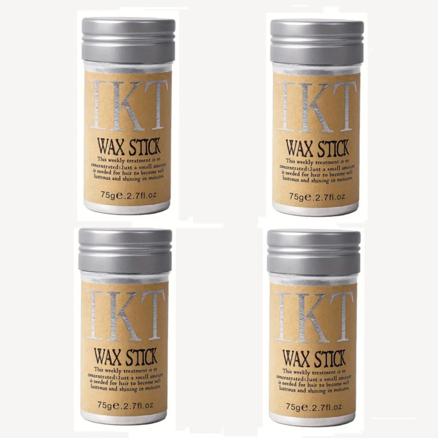 Hair Wax Stick for Kids & Women – Slick Back Gel Pomade with Brush for Toddler Flyaways & Wig Styling